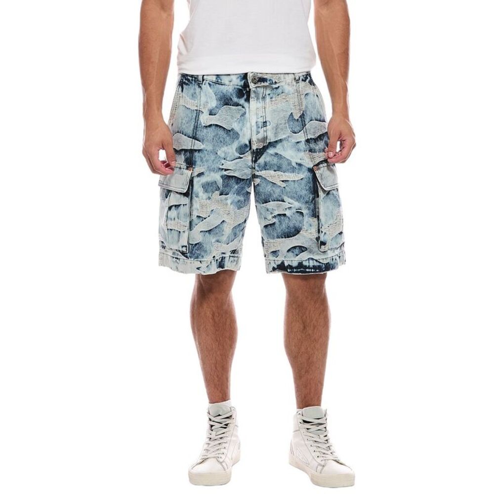 Valentino Mens  Denim Short, Blue